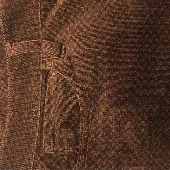 brown trousers with paisley pattern - Picture 2 of 3